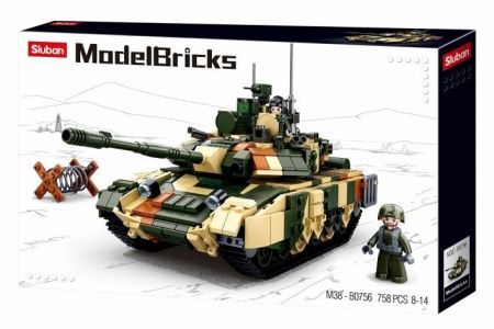 Stavebnice Sluban - Tank T90MS