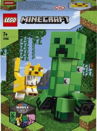 Lego Minecraft 21156 Velká figurka: Creeper™ a Ocelot