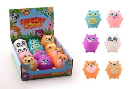 Mačkací zvířátka Squishy ze ZOO