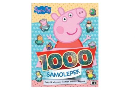 1000 samolepek s aktivitami - Prasátko Peppa