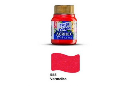 Barva na textil metalická 37ml 555 Red