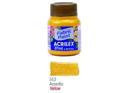 Barva na textil metalická 37ml 553 Yellow