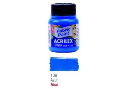 Barva na textil 37ml Fluorescent 109 Blue