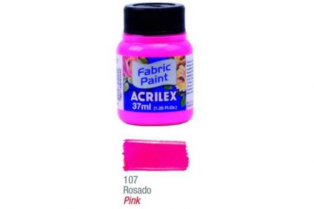 Barva na textil 37ml Fluorescent 107 Pink