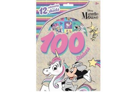 100 samolepek Minnie