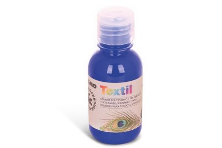 Barva na textil, 125ml, modrá