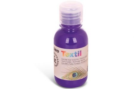 Barva na textil, 125ml, fialová