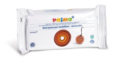 Samotvrdnoucí hmota PRIMO, 1000g, terakota