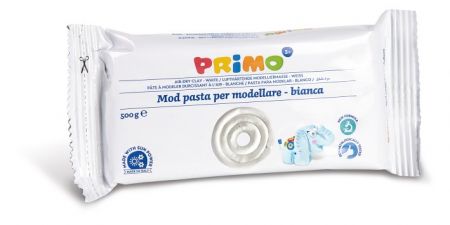 Samotvrdnoucí hmota PRIMO, 500g, bílá