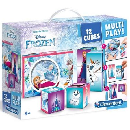 Kostky Multi Play 12 kostek Frozen