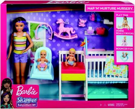 Barbie herní set dětský pokojík