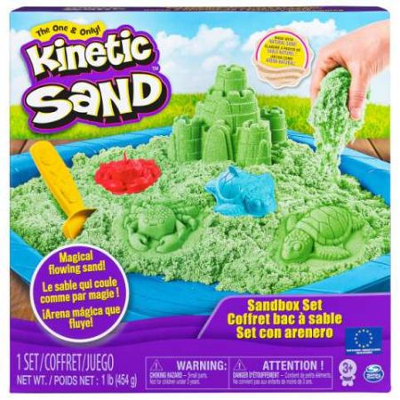 Kinetic sand písečný zámek zelený
