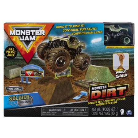 Monster jam sada s tekutým pískem delux