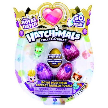 Hatchimals královská zvířátka čtyřbalení s bonusem s6