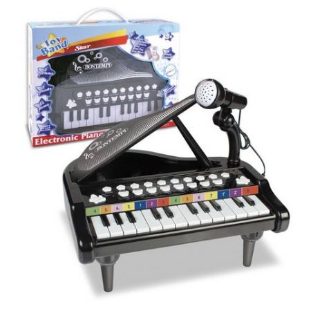 Elektronické piano s mikrofonem