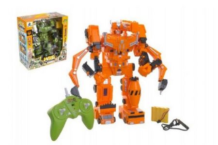 Robot/transformer RC plast 33cm na baterie/USB 2 druhy