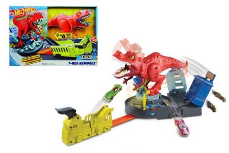 Hot Wheels City T-Rex řádí