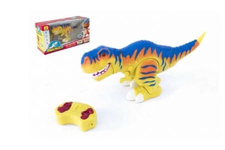 Dinosaurus chodící RC tyranosaurus plast 38cm