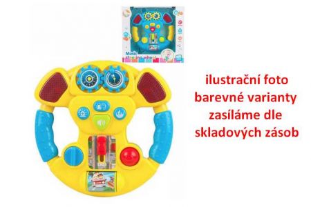 Volant plast 16cm na baterie se zvukem,světlem