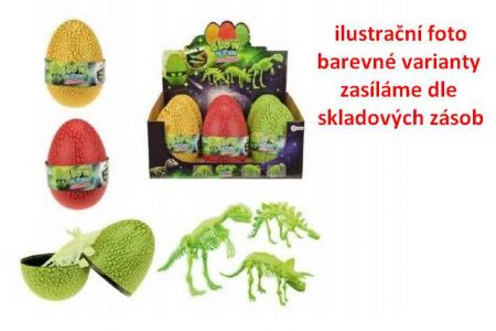 Vejce dinosaurus svítící skládačka 