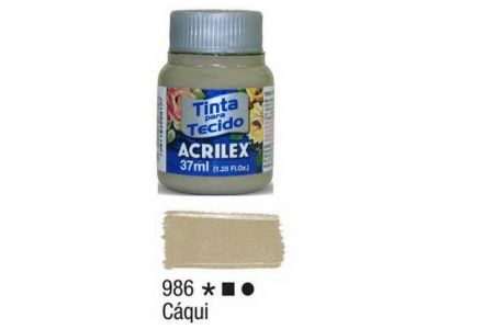 Barva na textil KHAKI 37ml 986