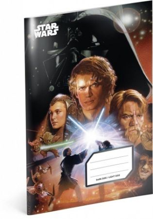 Školní sešit Star Wars – Attack, A4, 40 listů, nelinkovaný