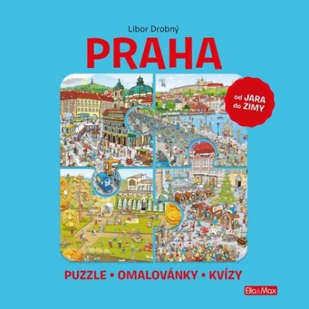 PRAHA – Puzzle, omalovánky, kvízy