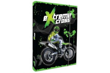 Desky na sešity A5 s gumou EXTREME CROSS