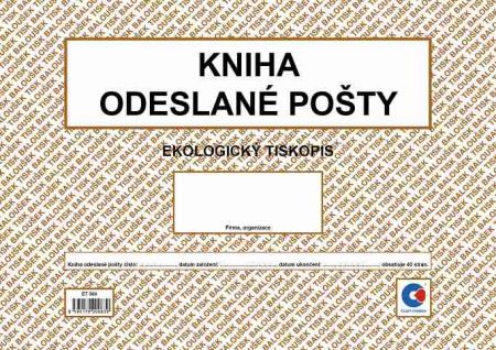 Kniha odeslané pošty A4 (oboustranná) / ET360 / Baloušek tisk