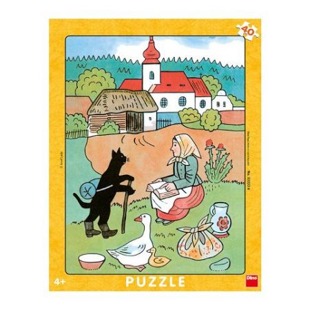 Puzzle 40 dílků Josef Lada Mikeš na vandru