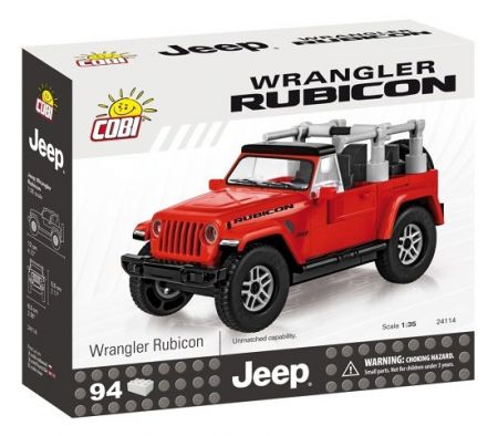 Jeep Wrangler Rubicon 1:35, červený, 94 k