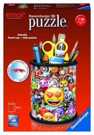 Puzzle 3D Stojan na tužky Emoji 54 dílků