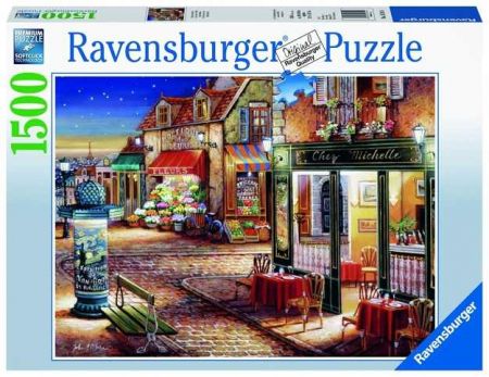 Puzzle Tajemný koutek v paříži 1500 dílků