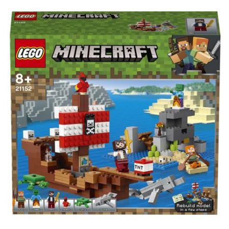 Lego Minecraft 21152 Dobrodružství pirátské lodi