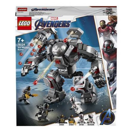 Lego Super Heroes 76124 War Machine v robotickém obleku