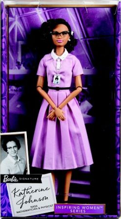 Barbie světoznámé ženy Katherine Johnson