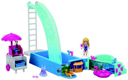 Polly Pocket bazén se skluzavkou