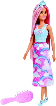 Barbie dlouhovláska s hřebenem