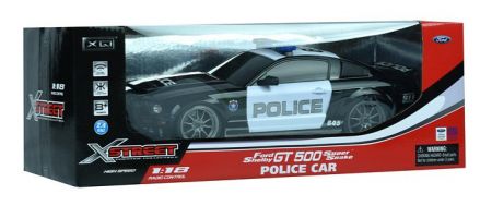 Policejní RC auto Ford GT 500 1:18