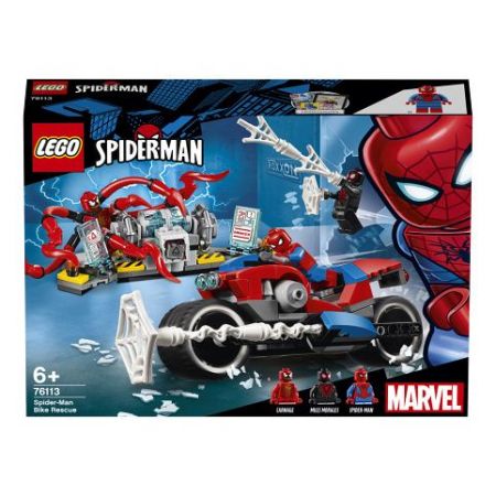 Lego Super Heroes 76113 Spiderman a záchrana na motorce