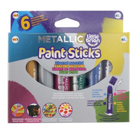 Little Brian paint Sticks metalické barvy