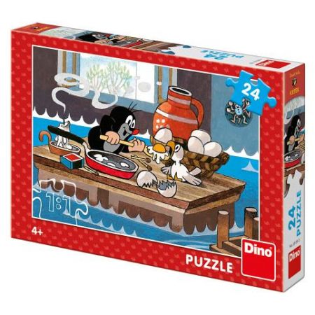 Puzzle 24 dílků Krtek a orel