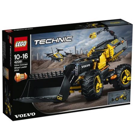 Lego Technic 42081 Volvo koncept kolového nakladače ZEUX