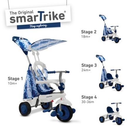 Tříkolka Smart Trike 4v1 Spirit modrá