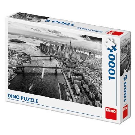 Puzzle 1000 dílků: Letecký pohled na Manhattan