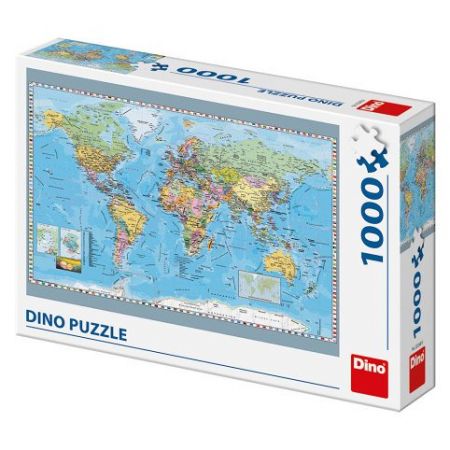 Puzzle 1000 dílků: Politická mapa světa