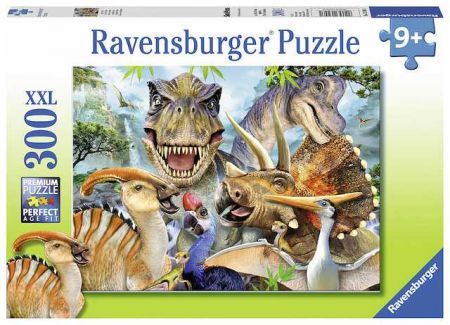 Puzzle Dino Selfies 300 dílků