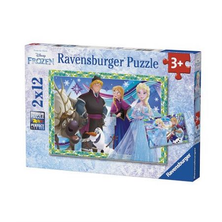 Puzzle Disney Ledové království 2x12 dílků