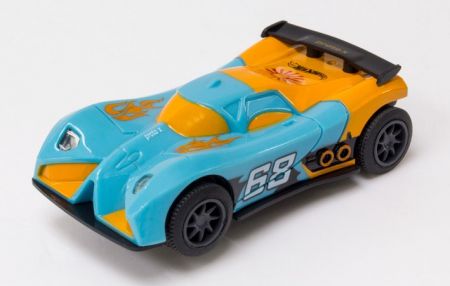 Závodní autíčko Hot Wheels 1:43 (modré, oranžové )