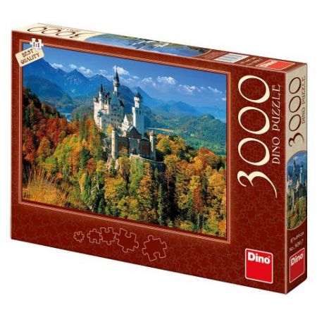 Puzzle 3000 dílků: Neuschwanstein na podzim